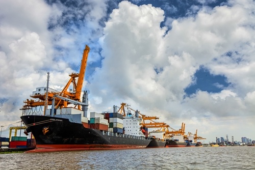 Smart containers give companies visibility into inventory at sea. 