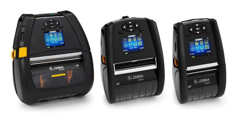 Zebra's print anywhere, anytime ZQ600 series mobile barcode and receipt printer.