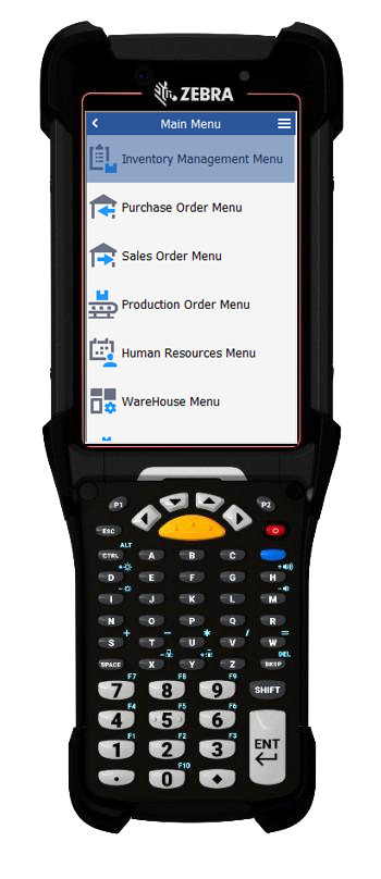 Zebra's cutting-edge MC9300 mobile handheld computer running RFgen software.