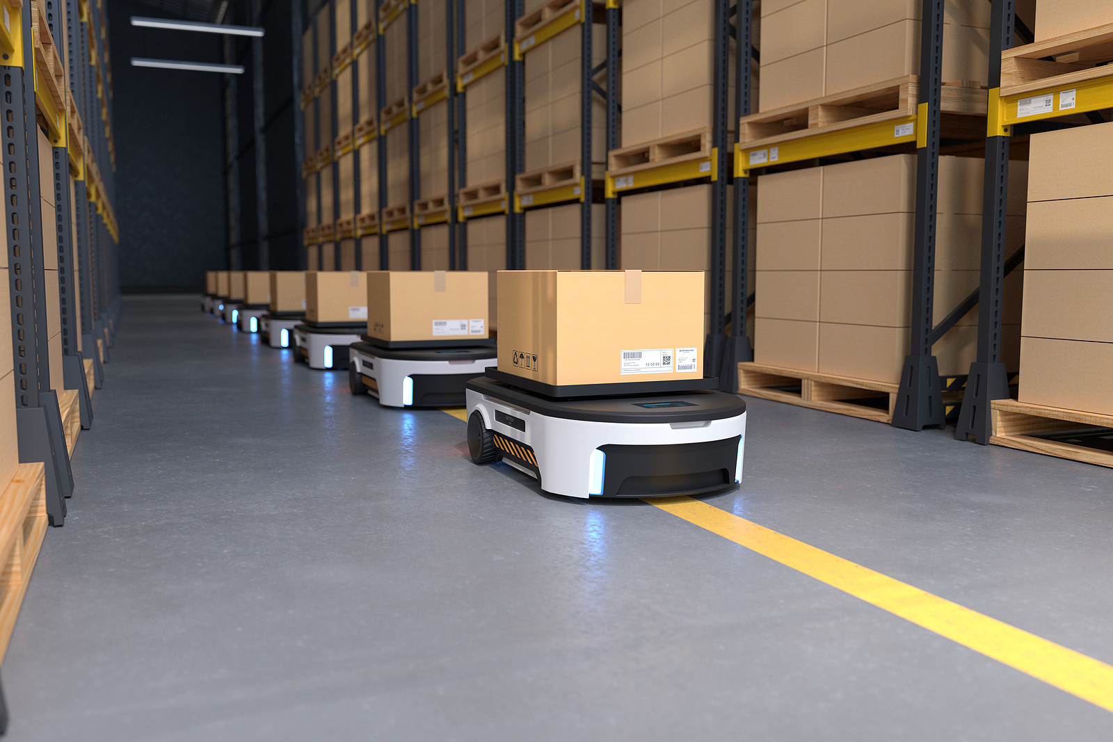 The use of autonomous warehouse robot transportation is transforming warehouses.
