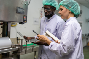 By eliminating paper in their inventory processes, food manufacturers can improve batch food traceability.