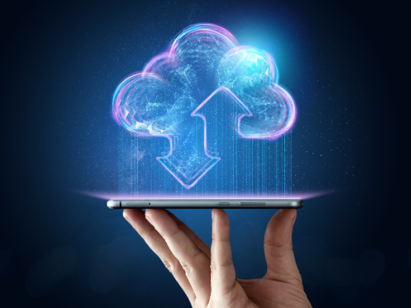 an image representing the mobile connectivity to the cloud erp solution