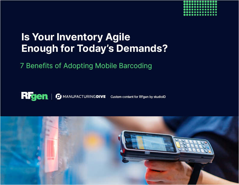 Manufacturing Dive eBook banner