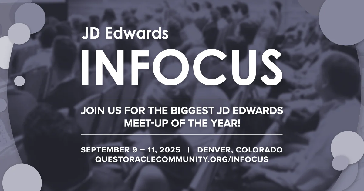 Meet RFgen at JDE INFOCUS 2025